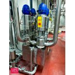 Alfa Laval S/S Air Valves with Control Tops in Manifold with 20 Gallon S/S Drain Trough - Rigging Fe