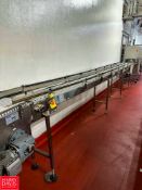 PCS S/S Framed Belt-Roller Conveyor: 19’ x 10" with Drive - Rigging Fee: $500