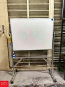 Portable Dry Erase Board - Rigging Fee: $35