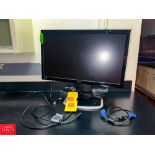 ASUS HDMI Monitor and Cables - Rigging Fee: $50