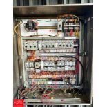 Rubbermaid Poly Wall Mounted Cabinet: 30" x 30" x 1" with Allen-Bradley Transformer, Contactors, S/S