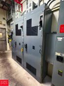 Allen-Bradley Centerline MCC, S/N: SNGXBZ447/3 with 2,000 Amps Horizontal Power, 300 Amps Vertical P