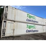 2014 53’ Hyundai Insulated Container with Carrier X7300 Refrigeration Units with 130 Gallon Diesel T
