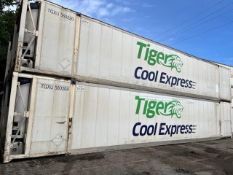 2014 53’ Hyundai Insulated Container with Carrier X7300 Refrigeration Units with 130 Gallon Diesel T