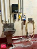 S/S Auto Hand Sink and Hose Station with Nozzle, Filter and Valves - Rigging Fee: $250