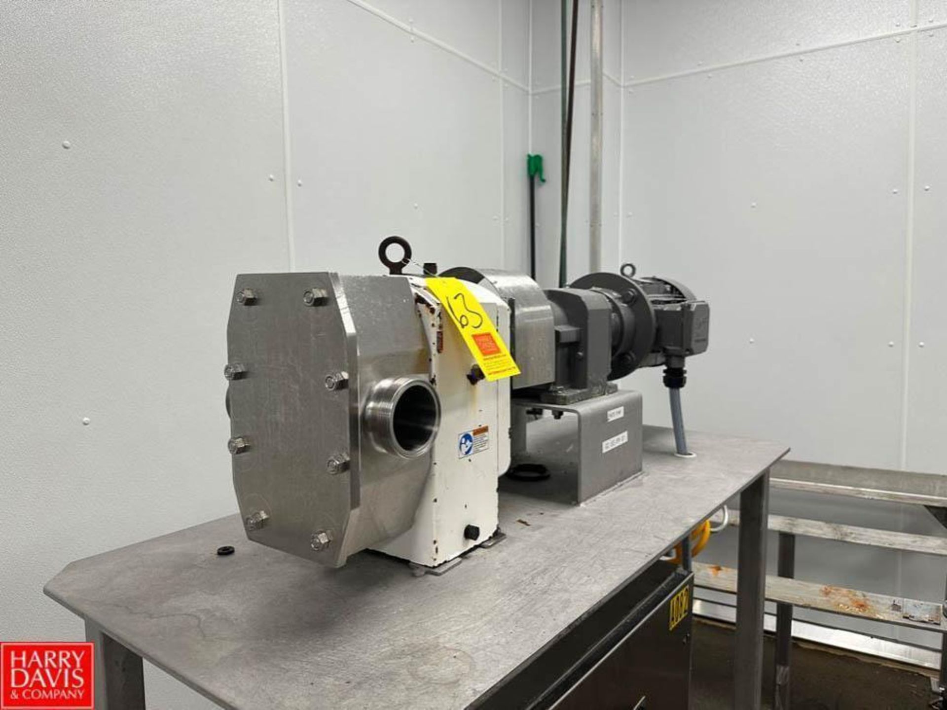 SPX Positive Displacement Pump Size R6, S/N: 1000003759612 with Nord 5 HP Motor, Schneider - Image 2 of 4