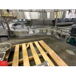 Nercon S/S Framed Case Conveyor: 14' x 7.5" with (3) 90° Turns and Drive