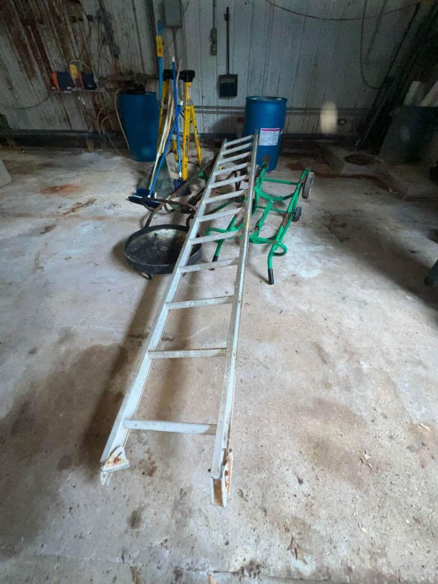 Drum Tray, (2) Drum Dollies and Aluminum Ladder: 10' (Subject to BULK BID: Lot 400) - Image 3 of 4