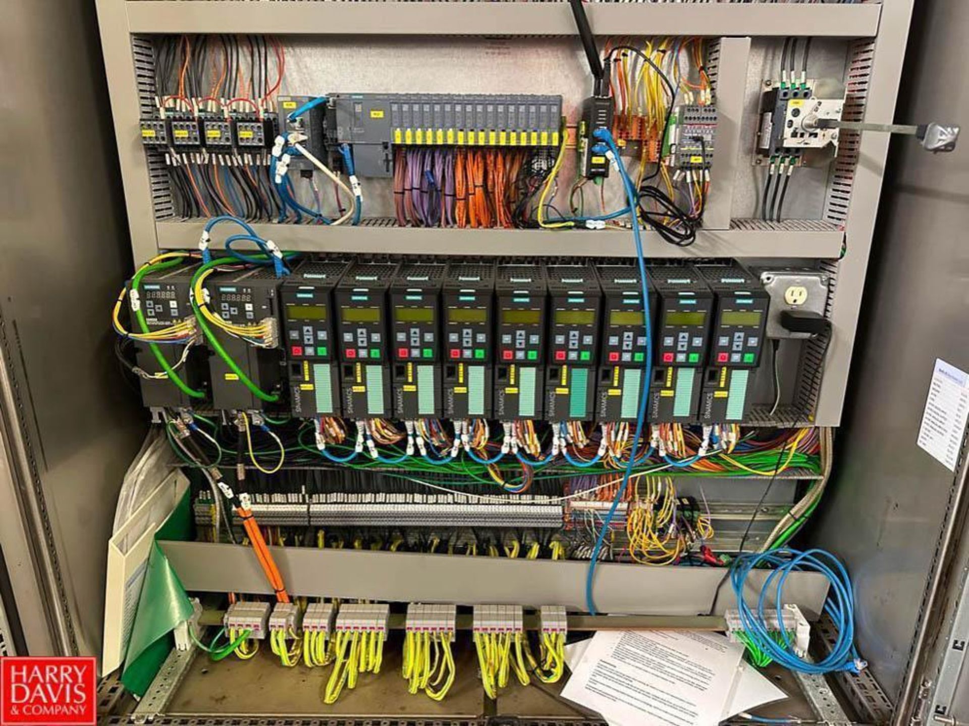 Siemens Simatic ET 200SP PLC with (15) Cards, Relays, Contactors, BE ...