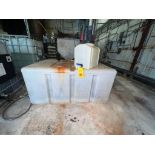 300 Gallon Plastic Square Tank (Subject to BULK BID: Lot 400) - Rigging Fee: $250