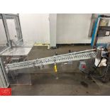 Nercon S/S Framed Case Conveyor: 102" x 1' with Incline and Drive (Subject to BULK BID: Lot 104)