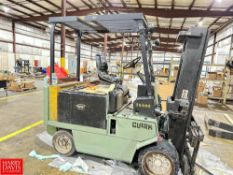 Clark 11,850 LB Capacity Sit-Down Electric Forklift, Model: EC500-120, S/N: E9120-0085-6890FB with