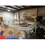 Nercon S/S Framed Case Conveyor: 29' x 1' with Incline, 90° Turn and Drive - Rigging Fee: $1,340