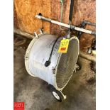 Real Air Mover Portable Fan, Model: II025, S/N: 10245 - Rigging Fee: $75