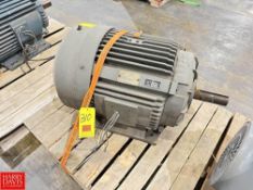 Reliance Electric 40 HP 885 RPM Motor - Rigging Fee: $50