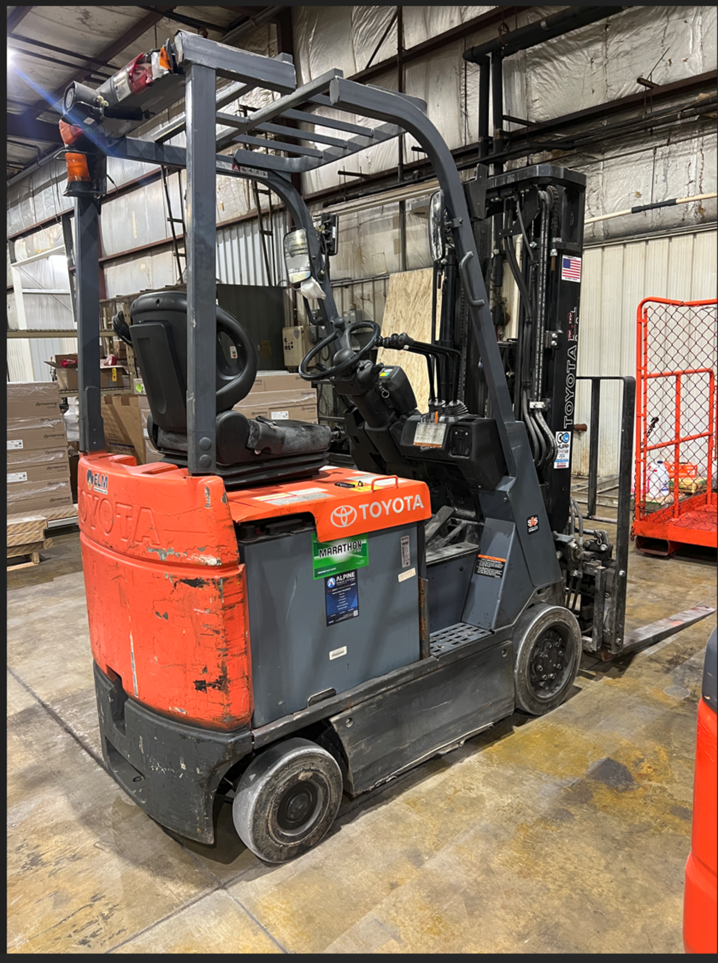 Toyota Electric Side Shift Forklift Truck with Adjustable Forks (Subject to Seller's Confirmation) - Image 2 of 13