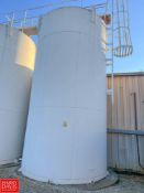 Crepaco 10,000 Gallon Jacketed S/S Silo, S/N: B1159 with Sensors and Gauge - Rigging Fee: $4,675