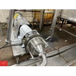 Sheer Pump with Baldor S/S Clad 15 HP 3,520 RPM Motor: Mounted on S/S Base - Rigging Fee: $625
