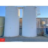 Crepaco 10,000 Gallon Jacketed S/S Silo, S/N: B1158 with Sensors and Gauge - Rigging Fee: $4,675