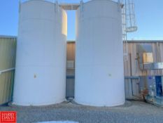 Crepaco 10,000 Gallon Jacketed S/S Silo, S/N: B1158 with Sensors and Gauge - Rigging Fee: $4,675