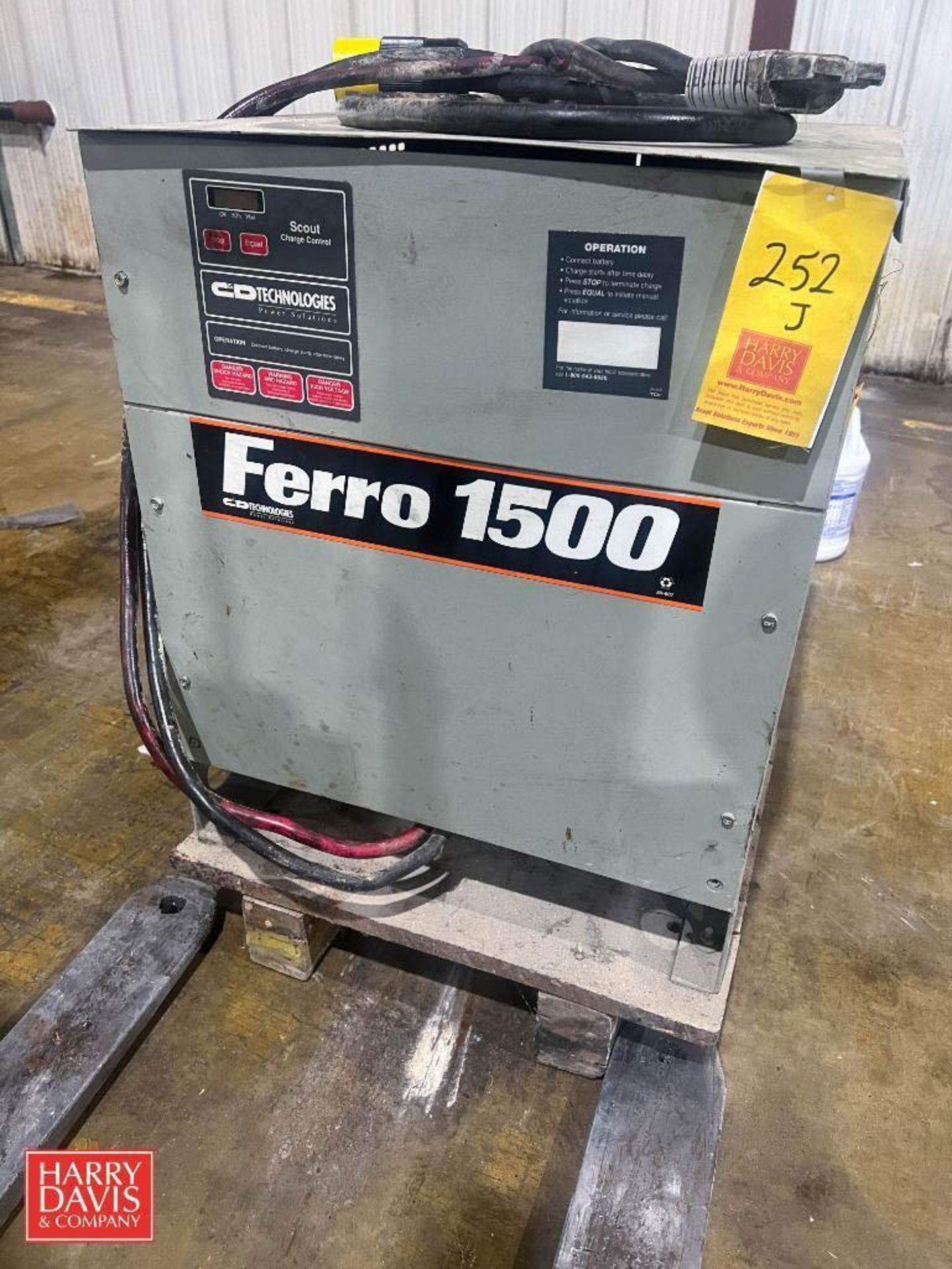 Ferro 1500 36 Volt Battery Charger (Subject to Seller's Confirmation) - Rigging Fee: $75