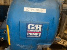 Self-Priming Gorman Rupp Pump with 3 HP Motor (Subject to BULK BID: Lot 400) - Rigging Fee: $75
