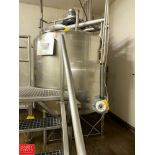 1,000 Gallon S/S Tank with Vertical Sweep Agitation - Rigging Fee: $2,250
