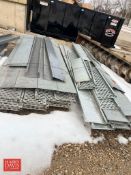 (8) Pallets: Assortment Mezzanine/Catwalk Flooring and Posts - Rigging Fee: $650