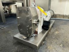 SPX/APV Positive Displacement Pump: Size R6, S/N: 1000002724026 with Baldor S/S Clad 7.5 HP 1,770