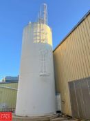 Crepaco 15,000 Gallon Jacketed S/S Silo, S/N: B1160 with Sensor, Gauge, Valves and Pump