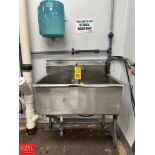 2-Basin S/S Sink with Hose Station and Sprayer - Rigging Fee: $250