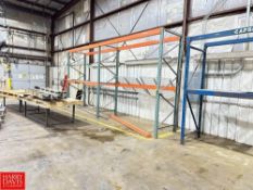 (9) Pallet Racking Sections with (4) Wire Beds, (15) Uprights and (42) Cross Braces
