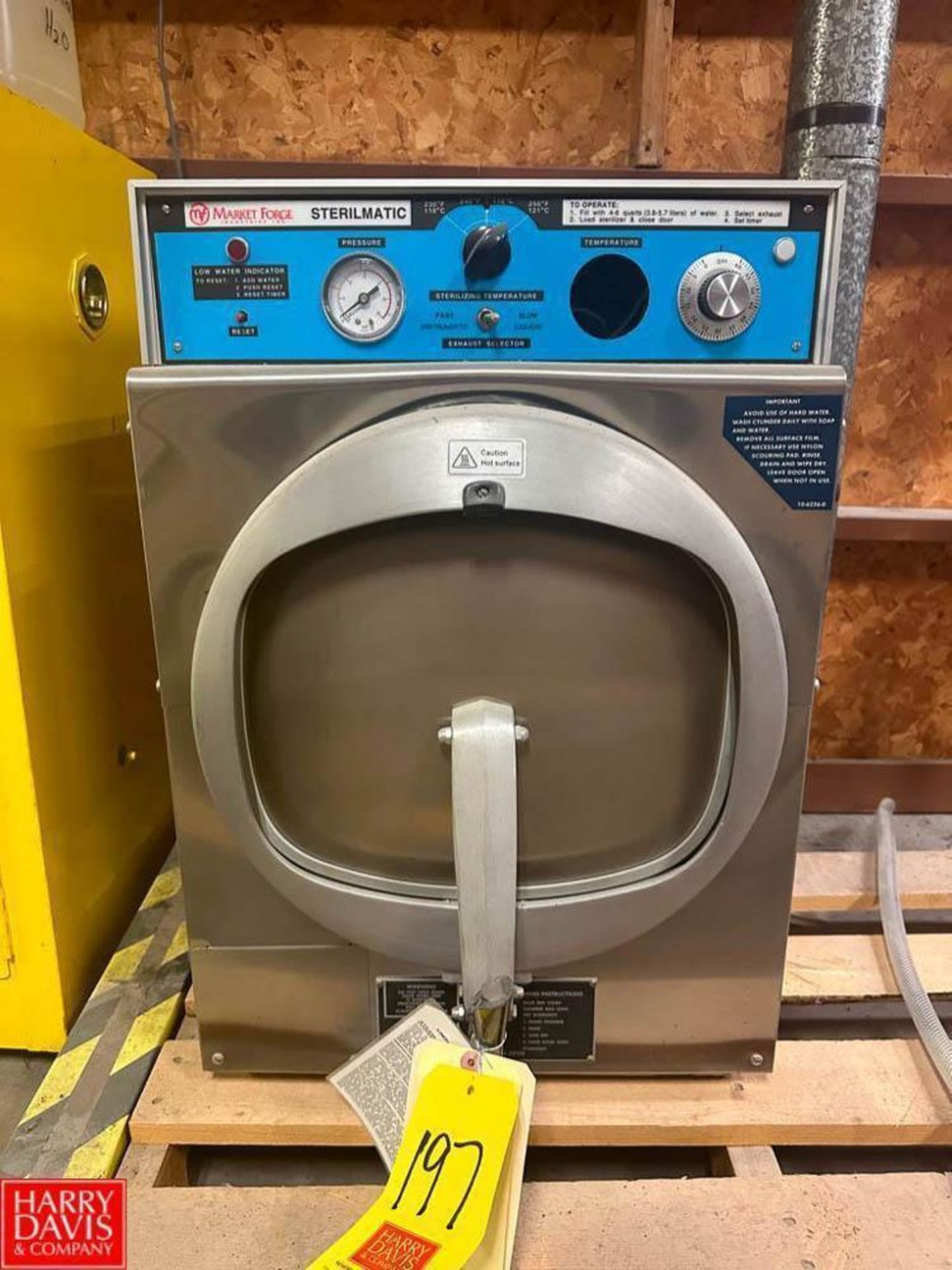 Market Forge Sterilmatic Autoclave - Rigging Fee: $50