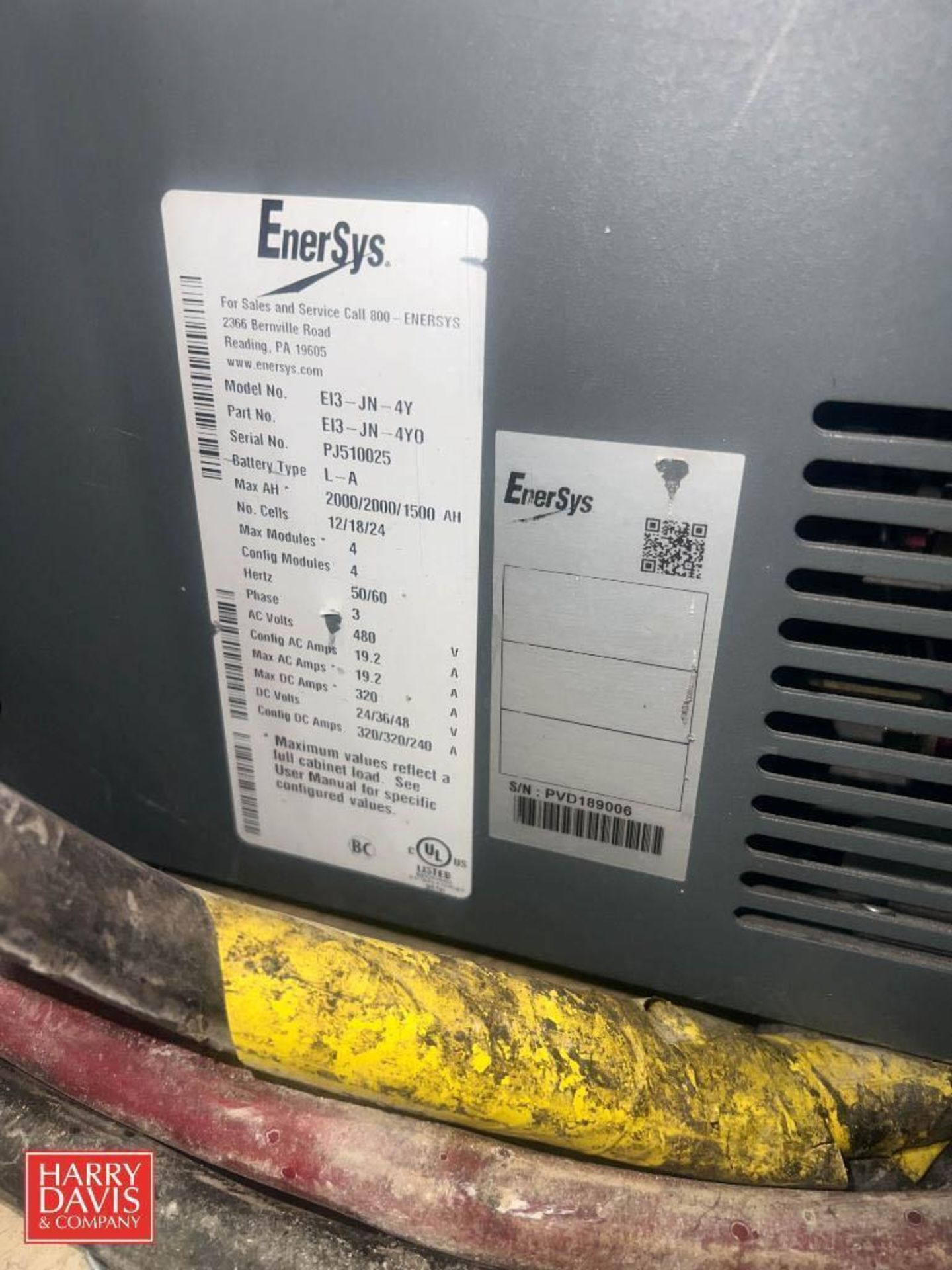 EnerSys 36 Volt Battery Charger (Subject to Seller's Confirmation) - Rigging Fee: $45 - Image 3 of 4