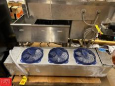 Bohn 3-Fan Low-Profile Unit Cooler, Model: LET120BK, S/N: T17E15739 (Location: Mabank, TX)