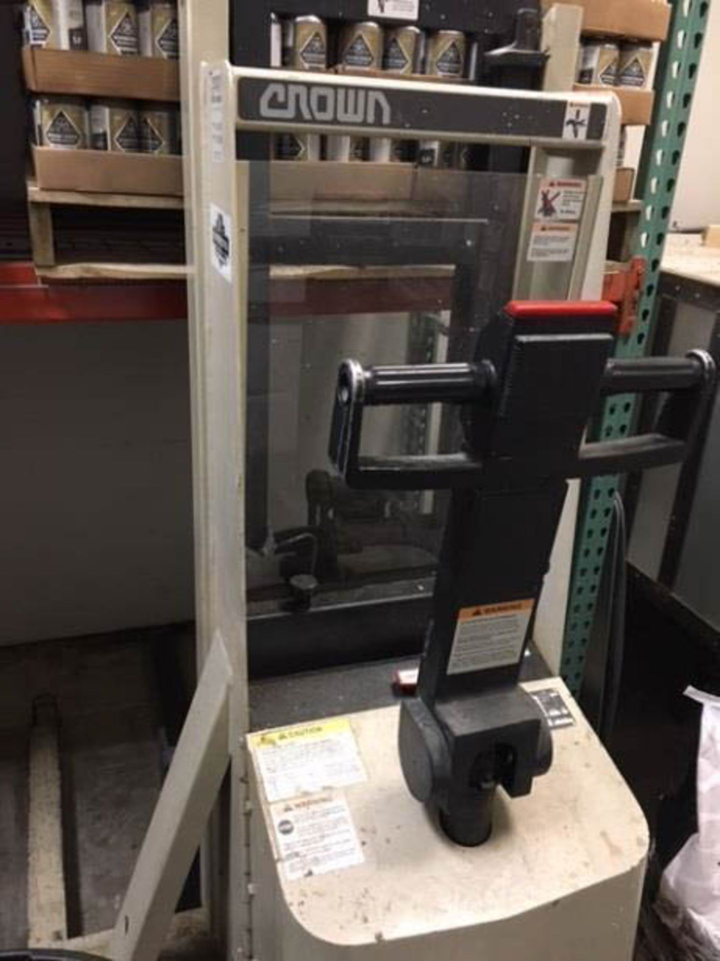 Crown High-Lift Electric Pallet Jack, 2,000 LB Capacity, S/N: 1A445541 - Rigging Fee: $100 - Image 3 of 3