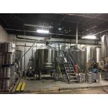 15 BBL Brewhouse System with Mash/Lauter Tun, Boil Kettle, Plate Heat Exchanger, Balance Tank