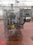 Bosch Vertical Bagger/Pouch Filler, Model: SVE2510AB, S/N: 10-29541 with Becker Vacuum Pump