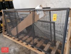 (6) Bolt-Together Safety Cage: (4) Sections: 110" Length x 48" Width and (2) Smaller Sections