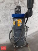 2016 Delfin Industrial Vacuum, Model: ZFREVAP560-004, S/N: 160475576: Mounted on Operator Push Cart