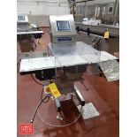 METTLER TOLEDO High Speed Check Weigher, Model: XE3, S/N: 10047412 with In-Feed and Discharge
