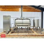 Skid-Mounted Cook System with 350 Gallon and 125 Gallon S/S Tanks, Platform, (3) Pumps, (5) SINEE