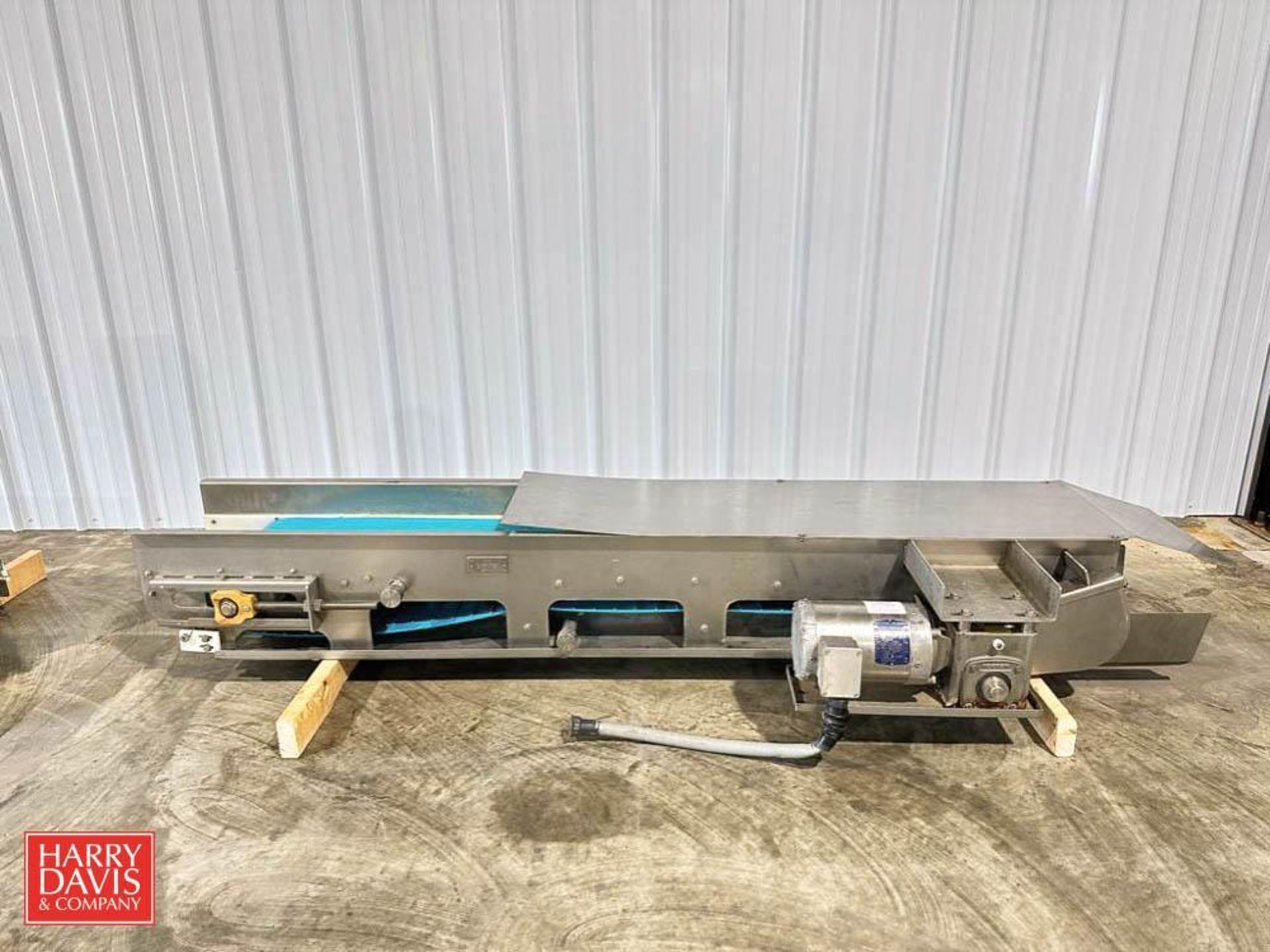 Sections S/S Framed Belt Conveyor: Dimensions = 78" x 1' and 64" x 1' - Rigging Fee: $200 - Image 3 of 3