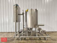 100 Gallon S/S Tank CIP Skid