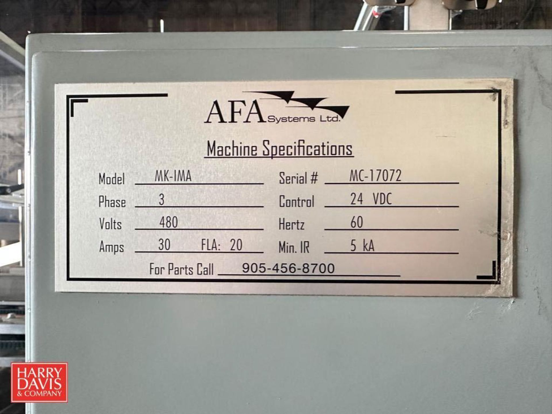 NEW AFA Systems Intermittent Motion Autoload Cartoner, Model: MK-1MA, S/N MC-17072 with - Image 12 of 16