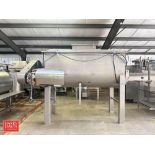 450 Gallon S/S Horizontal Ribbon Blender with Drive - Rigging Fee: $750