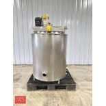 250 Gallon S/S Tank with Vertical Agitation, Dual-Hinged Lid and Variable-Frequency Drive