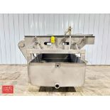 S/S Vibratory Sifter: Dimensions = 56" x 26" with 200 Gallon S/S Catch Basin - Rigging Fee: $200