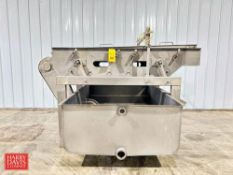 S/S Vibratory Sifter: Dimensions = 56" x 26" with 200 Gallon S/S Catch Basin - Rigging Fee: $200