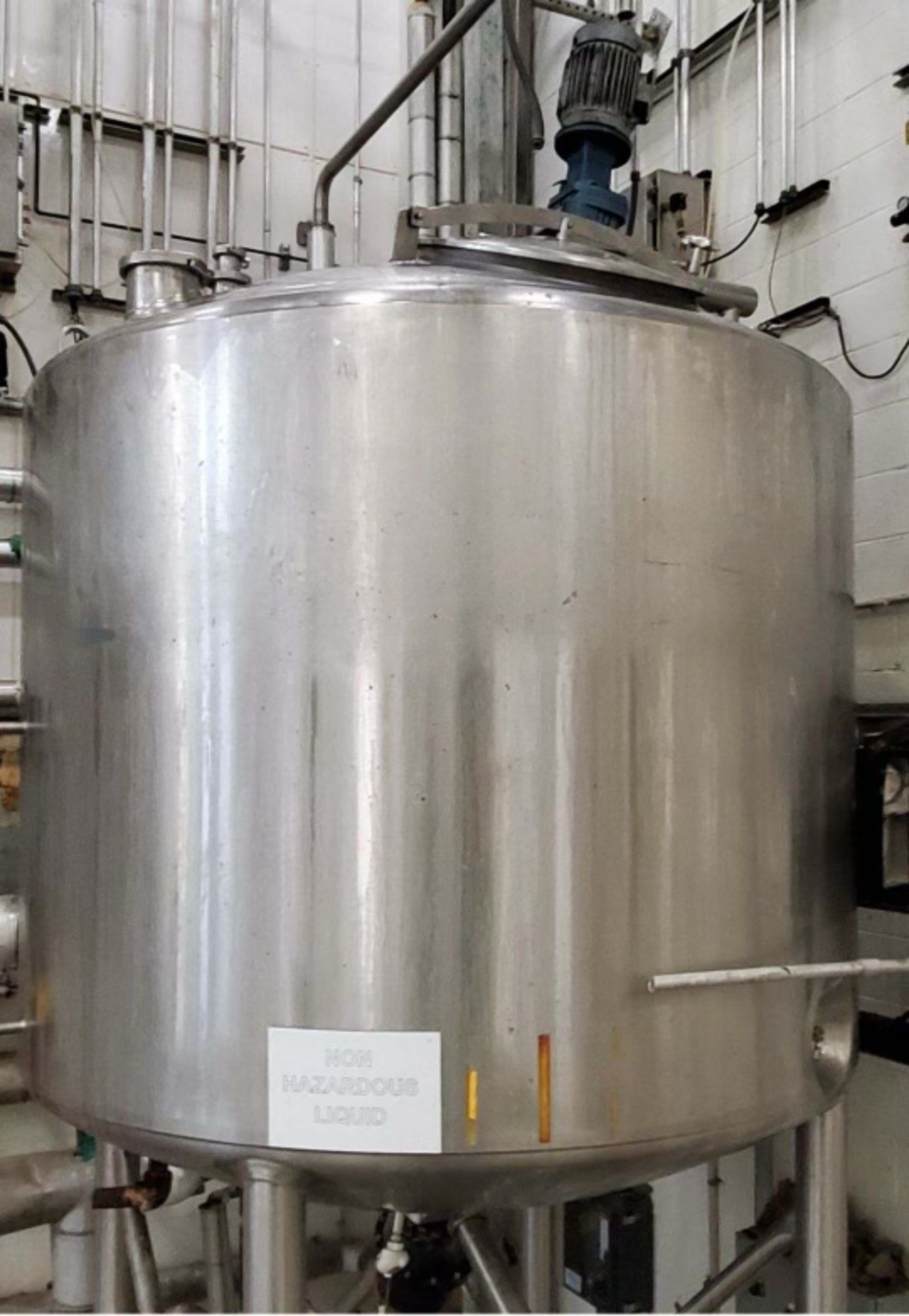 Feldmeier 1,000 Gallon Dome-Top Dish-Bottom Jacketed S/S Processor, S/N: E-679-01 with Vertical